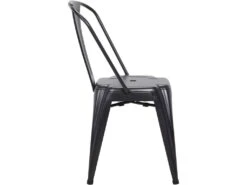 KAYELLES Lot De 2 Chaises Bistrot Chaise Metal Industriel BROOK (noir) -Deco.fr Soldes Boutique chaise 10025919