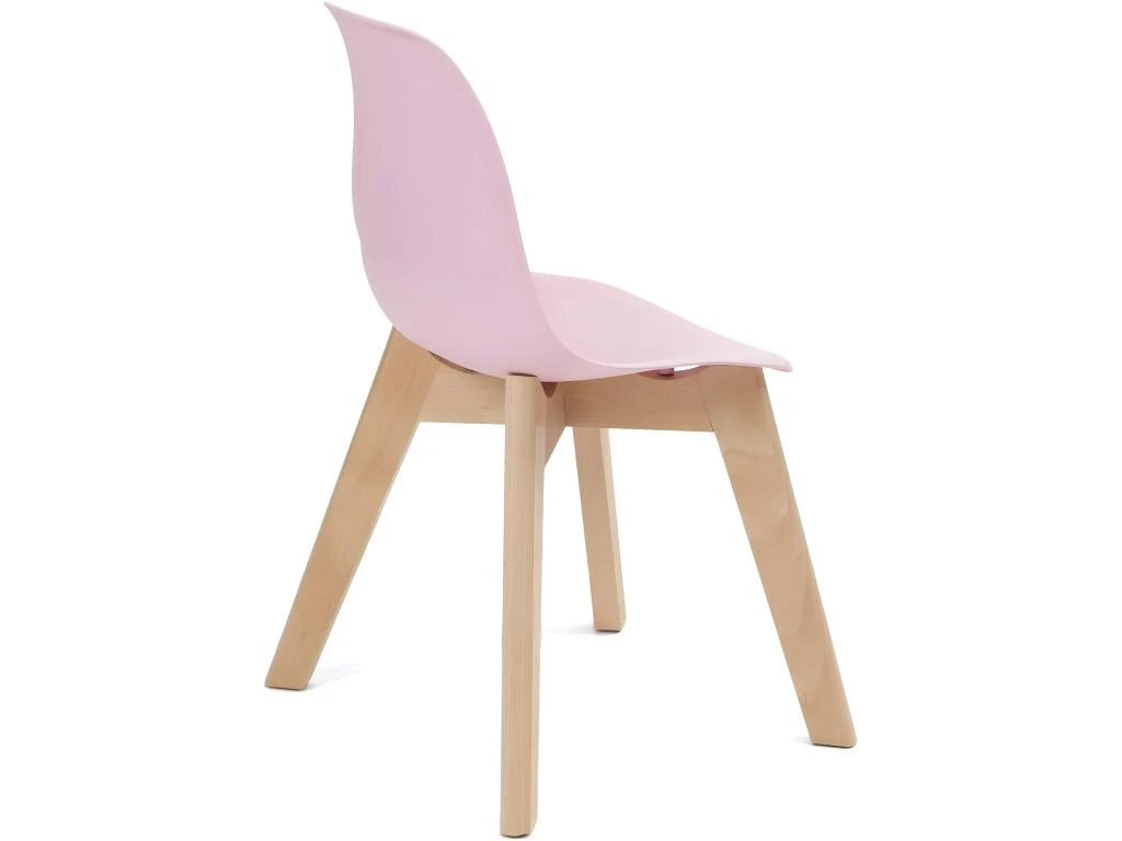 KAYELLES Lot De 2 Chaises Scandinaves Enfant JUBA (Rose) 4 KAYELLES Lot De 2 Chaises Scandinaves Enfant JUBA (Rose) – Image 4