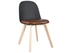 Lot De 2 Chaises De Cuisine Scandinaves UFI (noir-marron) 7 Lot De 2 Chaises De Cuisine Scandinaves UFI (noir-marron) -Deco.fr Soldes Boutique chaise 10026491