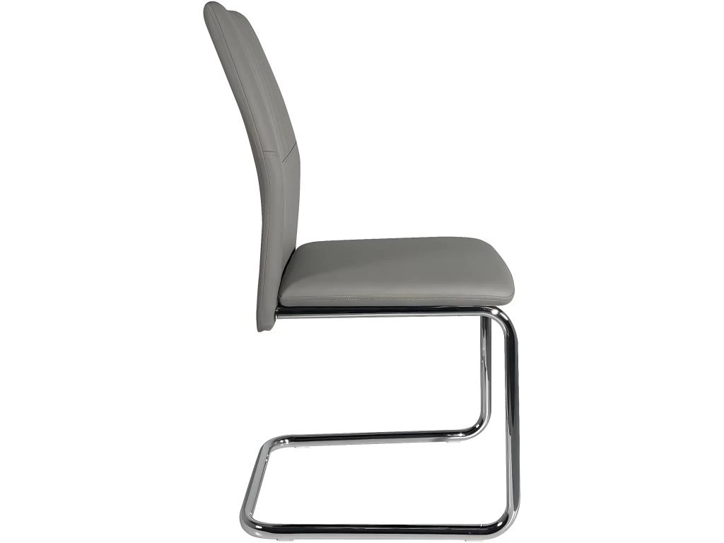 KAYELLES Lot De 2 Chaises De Salle à Manger Contemporaine Design DINA (gris) 3 KAYELLES Lot De 2 Chaises De Salle à Manger Contemporaine Design DINA (gris) – Image 3