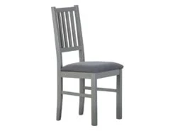 MELINA - Lot De 2 Chaises Bois Massif Gris 5 MELINA - Lot De 2 Chaises Bois Massif Gris -Deco.fr Soldes Boutique chaise 10027711