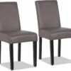 Lot De 2 Chaises "Luna" - Gris -Deco.fr Soldes Boutique chaise 10586169