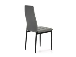 Set De 4 Chaises Salon Chelsea Tapissées Gris, 42 Cm X 51 Cm X 97 Cm -Deco.fr Soldes Boutique chaise 10759269