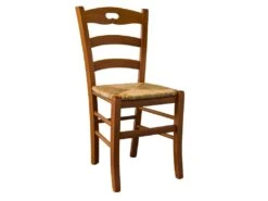 SUZY - Lot De 4 Chaises Teinté Chêne Et Assises En Paille 3 SUZY - Lot De 4 Chaises Teinté Chêne Et Assises En Paille -Deco.fr Soldes Boutique chaise 10781645