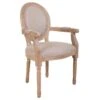Chaise En Bois Rembourrée 55x46x48/96 Cm -Deco.fr Soldes Boutique chaise 10834535
