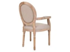 Chaise En Bois Rembourrée 55x46x48/96 Cm -Deco.fr Soldes Boutique chaise 10834543