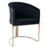 Chaise Avec Accoudoirs En Velours Et Métal - Noir Et Doré - JOSETHE De Pascal MORABITO 10 Chaise Avec Accoudoirs En Velours Et Métal - Noir Et Doré - JOSETHE De Pascal MORABITO -Deco.fr Soldes Boutique chaise 10855233