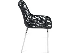 KAYELLES Lot 4 Chaises De Cuisine Design IKO (Noir) 7 KAYELLES Lot 4 Chaises De Cuisine Design IKO (Noir) -Deco.fr Soldes Boutique chaise 11149541