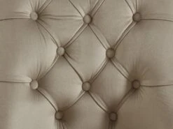 Lot De 6 Chaises En Velours Et Acier Inoxydable - Beige Et Pieds Dorés - PORILASO De Pascal MORABITO -Deco.fr Soldes Boutique chaise 11778263