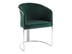 Lot De 2 Chaises Avec Accoudoirs En Velours Et Métal - Vert Et Chromé - JOSETHE De Pascal MORABITO 9 Lot De 2 Chaises Avec Accoudoirs En Velours Et Métal - Vert Et Chromé - JOSETHE De Pascal MORABITO -Deco.fr Soldes Boutique chaise 11941675