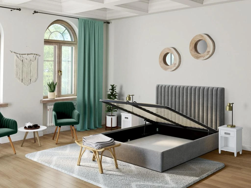 Chaise Avec Accoudoirs - Velours Et Métal Effet Bois - Vert Foncé - ELEANA 8 Chaise Avec Accoudoirs - Velours Et Métal Effet Bois - Vert Foncé - ELEANA – Image 8