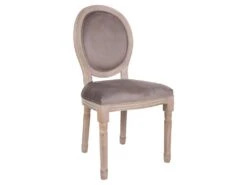 Chaise En Bois Rembourrée 48x46x48/96 Cm