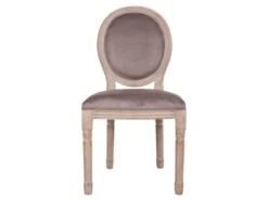 Chaise En Bois Rembourrée 48x46x48/96 Cm -Deco.fr Soldes Boutique chaise 12343561