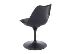 Lot De 6 Chaises En Polypropylène, Simili Et Métal - Noir - XAFY -Deco.fr Soldes Boutique chaise 12353259