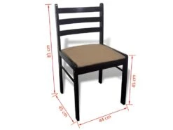 Lot De 6 Chaises De Salle à Manger Cuisine Design Classique Bois Solide Et Velours Marron CDS022558 8 Lot De 6 Chaises De Salle à Manger Cuisine Design Classique Bois Solide Et Velours Marron CDS022558 -Deco.fr Soldes Boutique chaise 12441635