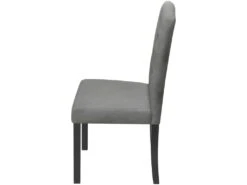 Lot De 2 Chaises De Salle à Manger Cuisine Dossier Capitonné En Tissu Gris CDS020606 9 Lot De 2 Chaises De Salle à Manger Cuisine Dossier Capitonné En Tissu Gris CDS020606 -Deco.fr Soldes Boutique chaise 12442139