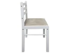 Lot De 2 Chaises De Salle à Manger Cuisine Design Classique Hévéa Solide Et Velours Blanc CDS020170 8 Lot De 2 Chaises De Salle à Manger Cuisine Design Classique Hévéa Solide Et Velours Blanc CDS020170 -Deco.fr Soldes Boutique chaise 12443559