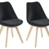 Lot De 2 Chaises En Velours Et Hêtre - Noir - JODY -Deco.fr Soldes Boutique chaise 12617447