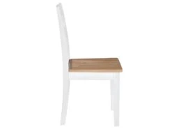 Lot De 2 Chaises De Salle à Manger Cuisine Design Classique Bois D'hévéa Massif Blanc CDS020162 8 Lot De 2 Chaises De Salle à Manger Cuisine Design Classique Bois D'hévéa Massif Blanc CDS020162 -Deco.fr Soldes Boutique chaise 12694681