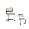 Duo De Chaises Métal/Rotin/Beige N°1 - MARIETTE -Deco.fr Soldes Boutique chaise 12990665