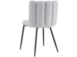 Chaise Rosy En Tissu Gris (lot De 2) 12 Chaise Rosy En Tissu Gris (lot De 2) -Deco.fr Soldes Boutique chaise 13003777