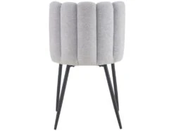 Chaise Rosy En Tissu Gris (lot De 2) 13 Chaise Rosy En Tissu Gris (lot De 2) -Deco.fr Soldes Boutique chaise 13003779