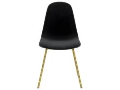 Chaise Skuli En Velours Noir (lot De 2) -Deco.fr Soldes Boutique chaise 13005951