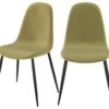 Chaise Malrik En Velours Vert (lot De 2) 19 Chaise Malrik En Velours Vert (lot De 2) -Deco.fr Soldes Boutique chaise 13006099