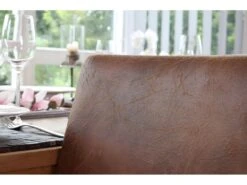 Lot De 4 Chaises De Salle à Manger Synthétique Marron Vieilli Pieds Clairs CDS04151 7 Lot De 4 Chaises De Salle à Manger Synthétique Marron Vieilli Pieds Clairs CDS04151 -Deco.fr Soldes Boutique chaise 13015001