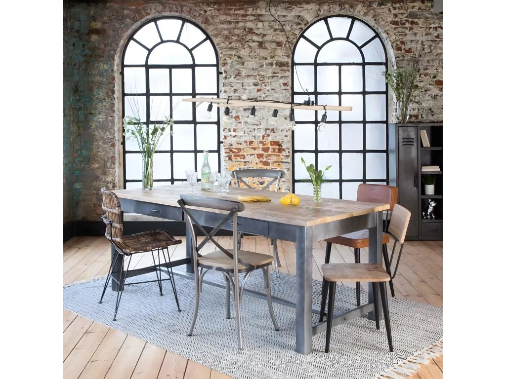 Chaise En Bois De Manguier Wood (lot De 2) 3 Chaise En Bois De Manguier Wood (lot De 2) – Image 3