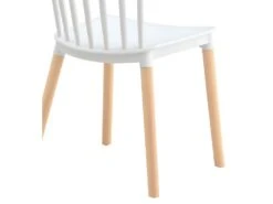 Pack 2 Chaises De Salle à Manger Valencia Blanc 44x52.5x81.5cm Thinia Home -Deco.fr Soldes Boutique chaise 13100359