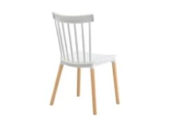 Pack 4 Chaises De Salle à Manger Valencia Blanc 44x52.5x81.5cm Thinia Home -Deco.fr Soldes Boutique chaise 13100413