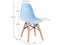 Pack 2 Chaises De Chambre D'enfant 35x30.5x57.5cm Thinia Home -Deco.fr Soldes Boutique chaise 13100599