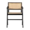 Gunn - Chaise En Bois Et Rotin - Couleur - Noir -Deco.fr Soldes Boutique chaise 13295185