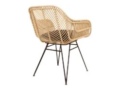 Nunuhai - Fauteuil De Table En Rotin - Couleur - Naturel -Deco.fr Soldes Boutique chaise 13296255