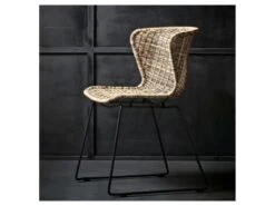 Wings - Lot De 2 Chaises Indoor/outdoor En Résine Tressée - Couleur - Naturel -Deco.fr Soldes Boutique chaise 13389545