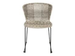 Wings - Lot De 2 Chaises Indoor/outdoor En Résine Tressée - Couleur - Gris Clair -Deco.fr Soldes Boutique chaise 13389693