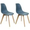 Chaise Scandinave En Hëtre Et Polypropylène (Lot De 2) -Deco.fr Soldes Boutique chaise 13467759