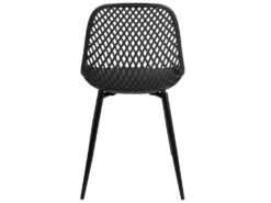 Lot De 2 Chaises De Cuisine Design Ajouré SELI (noir) 8 Lot De 2 Chaises De Cuisine Design Ajouré SELI (noir) -Deco.fr Soldes Boutique chaise 13581241