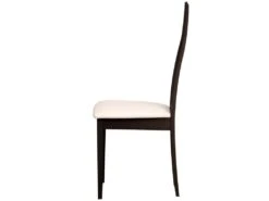 Lot De 2 Chaises SALENA - Hêtre Massif Coloris Wengé -Deco.fr Soldes Boutique chaise 136699