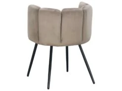 Lot De 2 Chaises Amela Velours Taupe 8 Lot De 2 Chaises Amela Velours Taupe -Deco.fr Soldes Boutique chaise 13698287