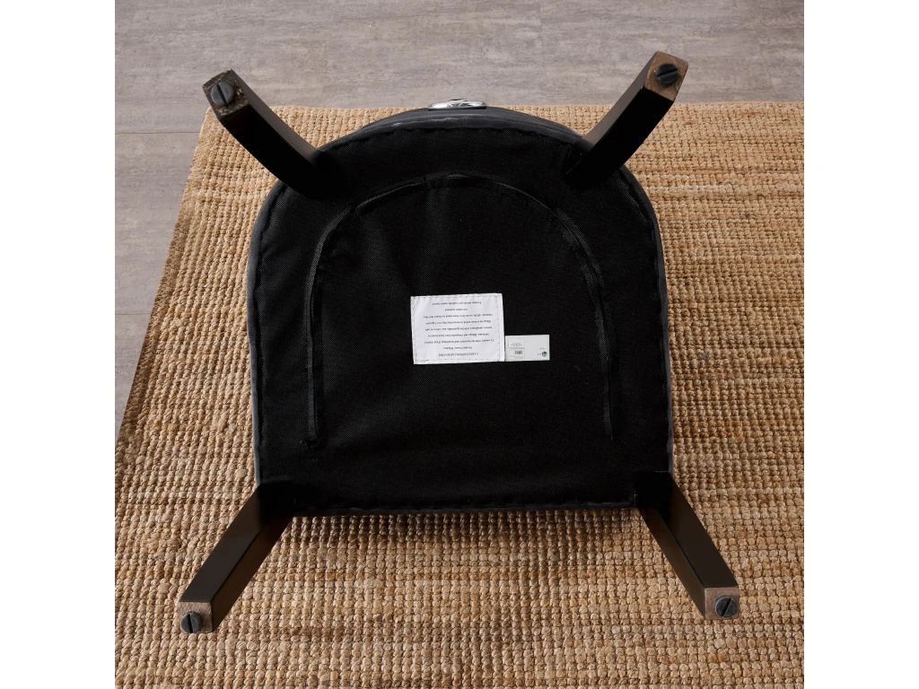 Chaise De Salle à Manger Simple Windsor - Rembourrage En Velours Moelleux Et Pieds En Bois Massif Robustes - Parfait Pour Votre Salle à Manger Et Salon - Gris Foncé 6 Chaise De Salle à Manger Simple Windsor - Rembourrage En Velours Moelleux Et Pieds En Bois Massif Robustes - Parfait Pour Votre Salle à Manger Et Salon - Gris Foncé – Image 6