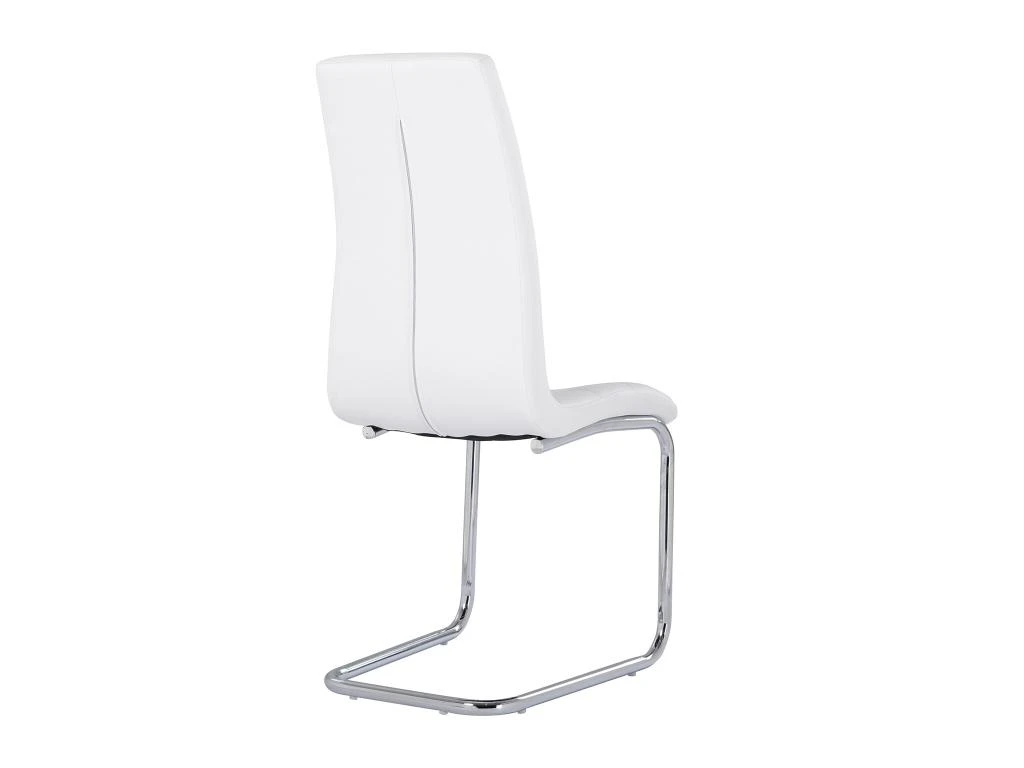 Lot De 6 Chaises NADYA - Simili - Blanc 6 Lot De 6 Chaises NADYA - Simili - Blanc – Image 6