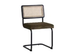 Duo De Chaises Métal/Rotin/Vert- MARIETTE -Deco.fr Soldes Boutique chaise 14430523