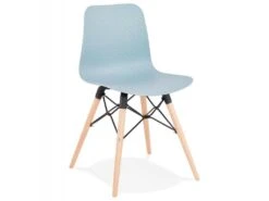 Chaise Scandinave "Cryptek" 80cm Bleu