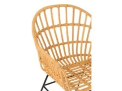 Chaise Design En Rotin "Keni" 80cm Naturel 9 Chaise Design En Rotin "Keni" 80cm Naturel -Deco.fr Soldes Boutique chaise 15736843