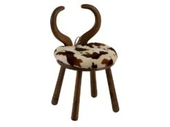 Chaise Enfant Design "Oreille Vache" 58cm Naturel