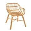 Chaise En Rotin "Ana" 82cm Naturel