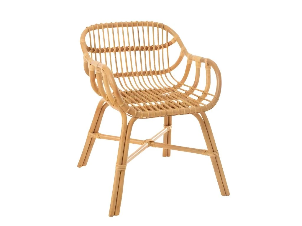 Chaise En Rotin "Ana" 82cm Naturel 1 Chaise En Rotin "Ana" 82cm Naturel