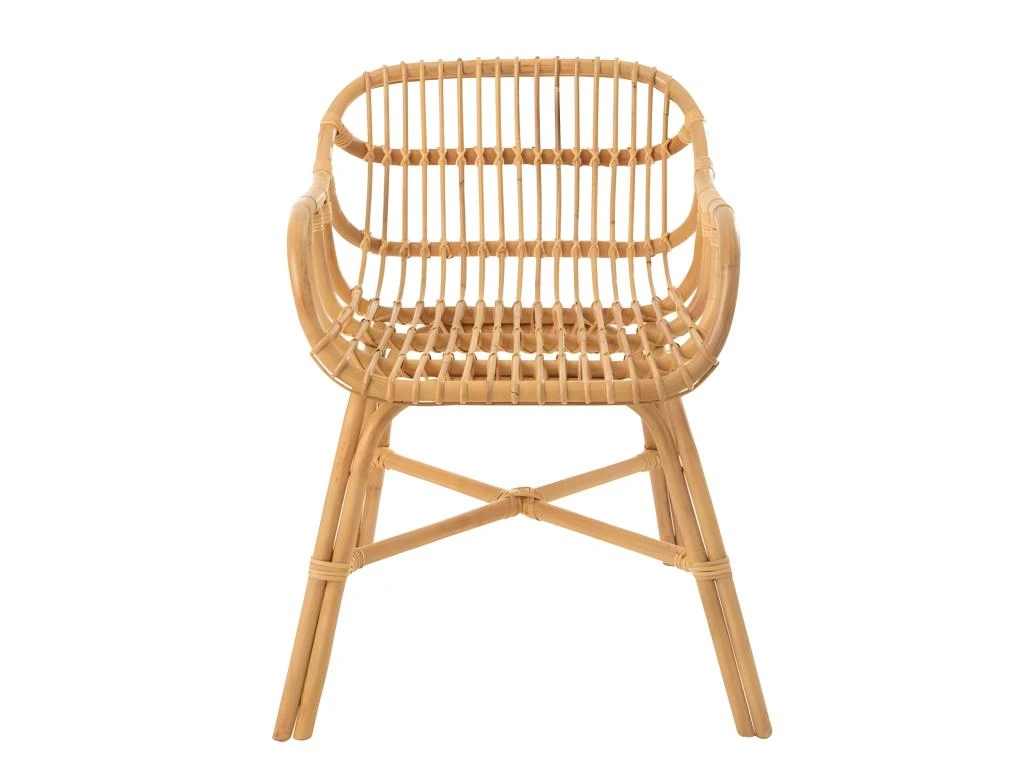 Chaise En Rotin "Ana" 82cm Naturel 2 Chaise En Rotin "Ana" 82cm Naturel – Image 2